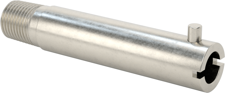 Termokupl ve RTD Bayonet Adaptörü, 1/8 NPT Erkek, 2-1/4" Uzunluk
