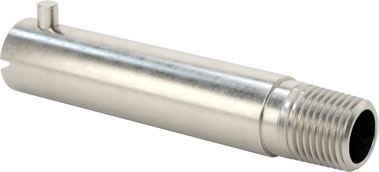 Termokupl ve RTD Bayonet Adaptörü, 1/8 NPT Erkek, 2-1/4" Uzunluk