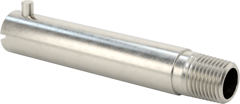 Termokupl ve RTD Bayonet Adaptörü, 1/8 NPT Erkek, 2-1/2" Uzunluk