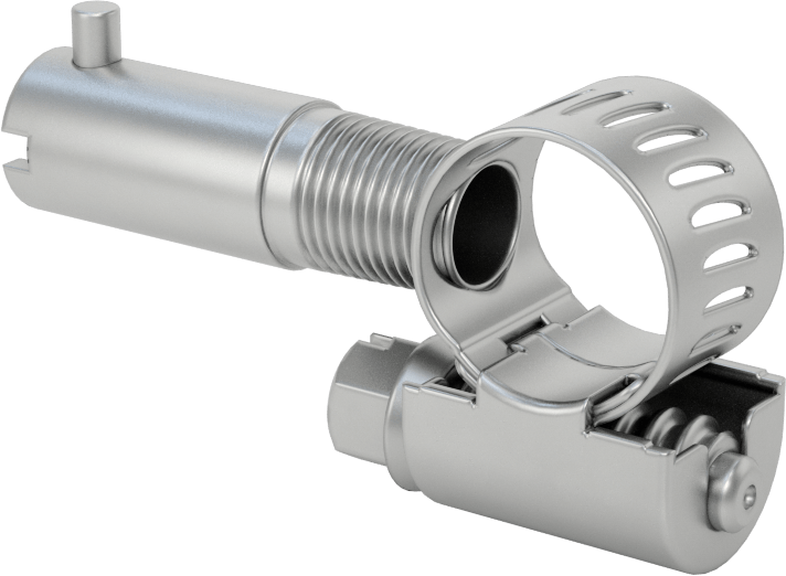 Termokupl ve RTD Bayonet Adaptörü, Sonsuz Tahrikli Kelepçe, 1/2“ ila 7/8” Kelepçe İç Çapı