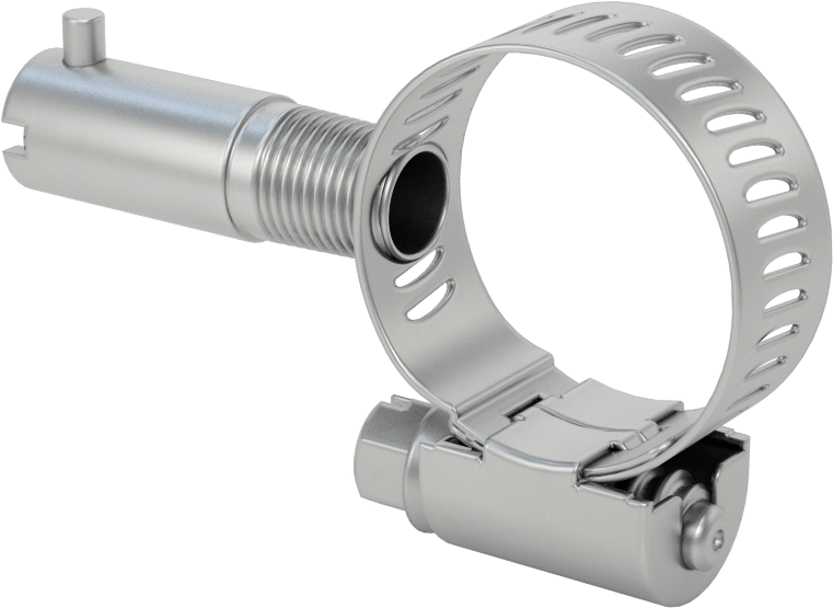 Termokupl ve RTD Bayonet Adaptörü, Sonsuz Tahrikli Kelepçe, 7/8“ ila 1-1/2” Kelepçe İç Çapı