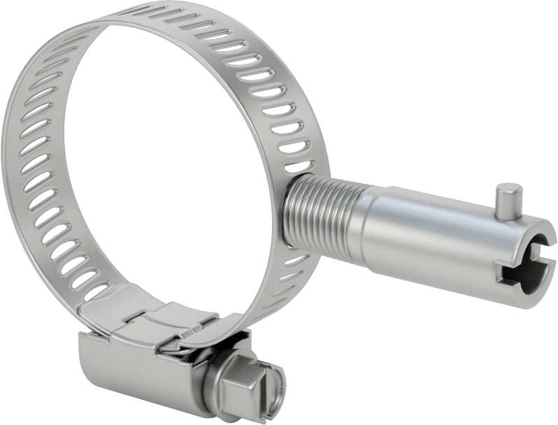 Termokupl ve RTD Bayonet Adaptörü, Sonsuz Tahrikli Kelepçe, 1-5/16“ ila 2-1/4” Kelepçe İç Çapı