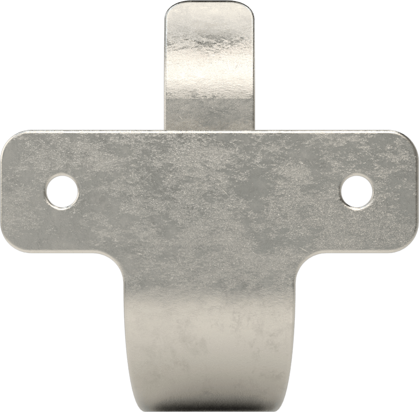 Ağır Hizmet Tipi Asma Kancası, Duvara Montaj, 3-3/8“ Genişlik x 3-3/4” Yükseklik x 2-5/8" Derinlik Toplam