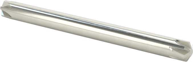 İki Havşa Uçlu Karbür Havşa, Perçinler için, 120 Derece, 1/8" Gövde Çapı