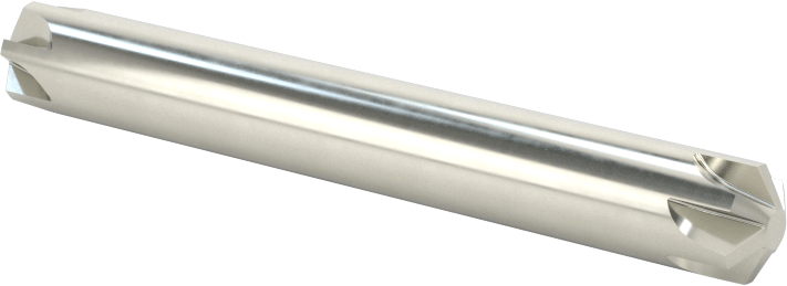 İki Havşa Uçlu Karbür Havşa, Perçinler için, 120 Derece, 1/4" Gövde Çapı