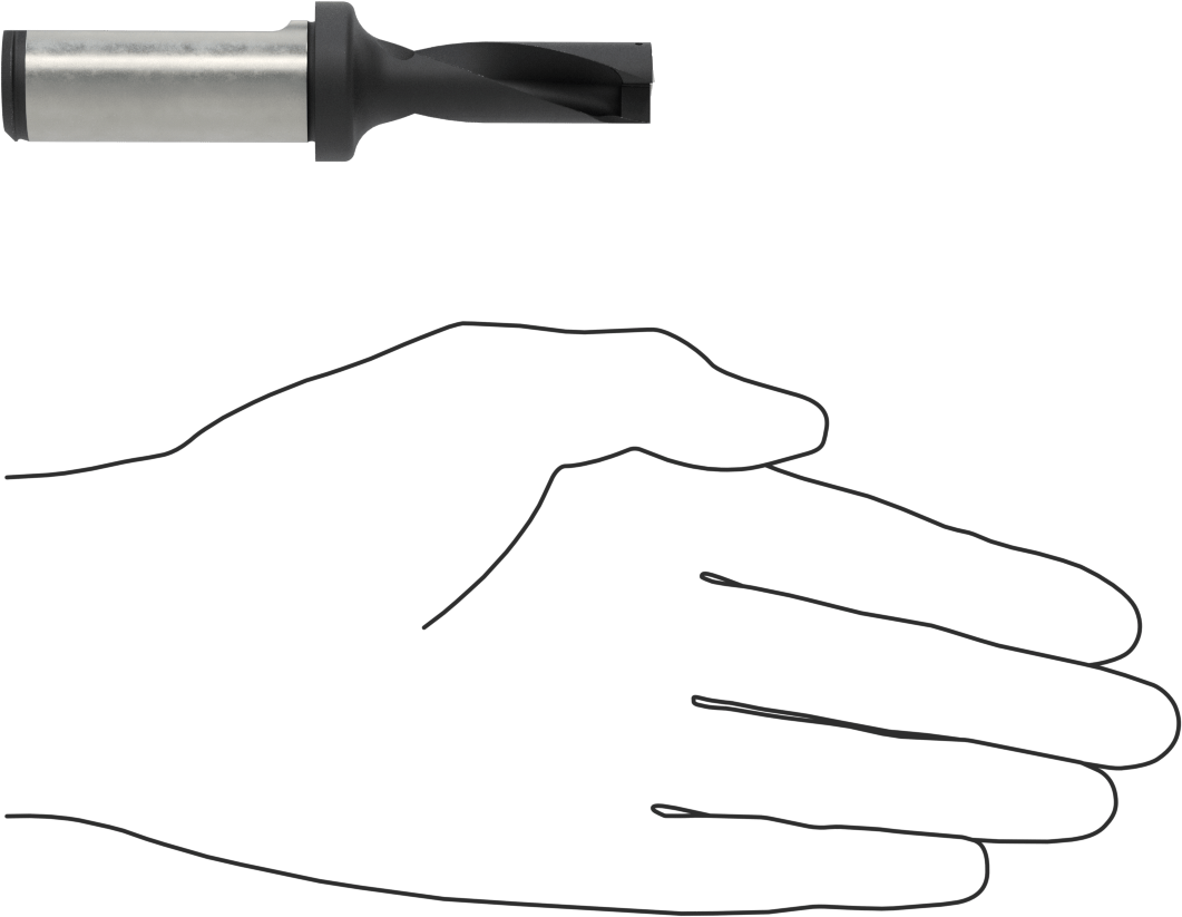 Karbür Uçlu Matkap Ucu, 1/2" Boyut, 4" Toplam Uzunluk