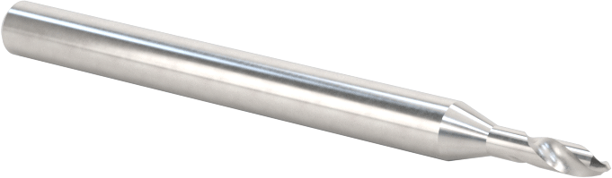 Karbür Matkap/Freze 2 Kanallı Parmak Freze, Kaplamasız, 1/16" Freze Çapı