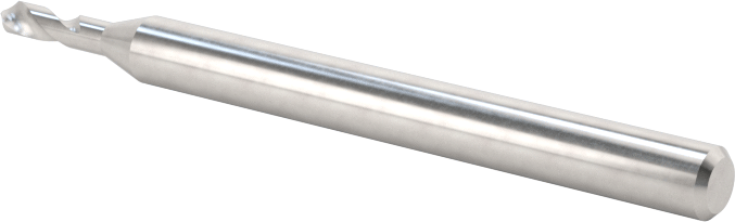 Karbür Matkap/Freze 2 Kanallı Parmak Freze, Kaplamasız, 1/16" Freze Çapı