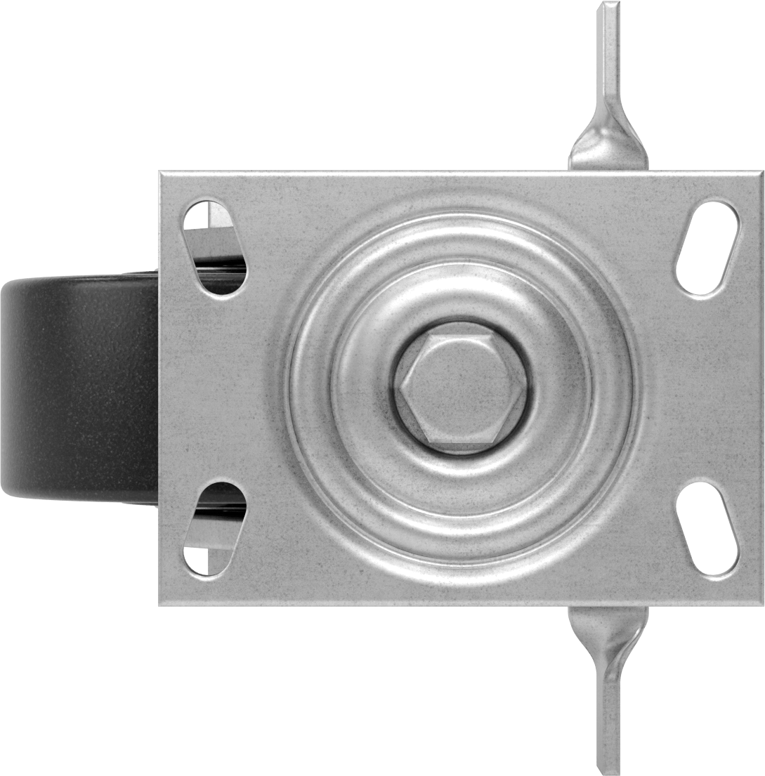 6-1/4“ x 4-1/2” Plakalı Viking Tekerlek, Yüksek Kapasiteli, Frenli Döner Tekerlek ve 6" Çapında Fenolik Tekerlek