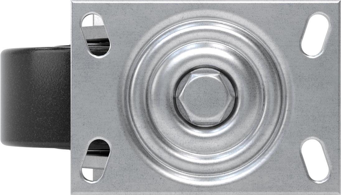 6-1/4“ x 4-1/2” Plakalı Viking Tekerlek, Yüksek Kapasiteli, 6 inç Çapında Fenolik Tekerlekli Döner Tekerlek