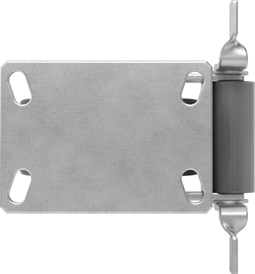 6-1/4“ x 4-1/2” Plakalı Viking Tekerlek, Yüksek Kapasiteli, Frenli ve 6 inç Çapında Fenolik Tekerlekli Sabit