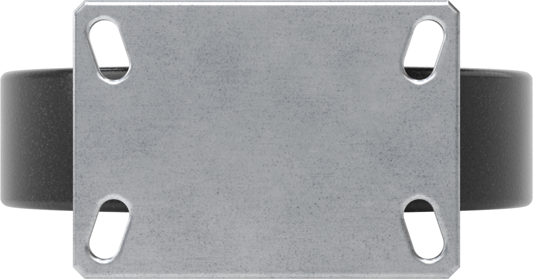 6-1/4“ x 4-1/2” Plakalı Viking Tekerlek, Yüksek Kapasiteli, 10" Çaplı Fenolik Tekerlekli Sert