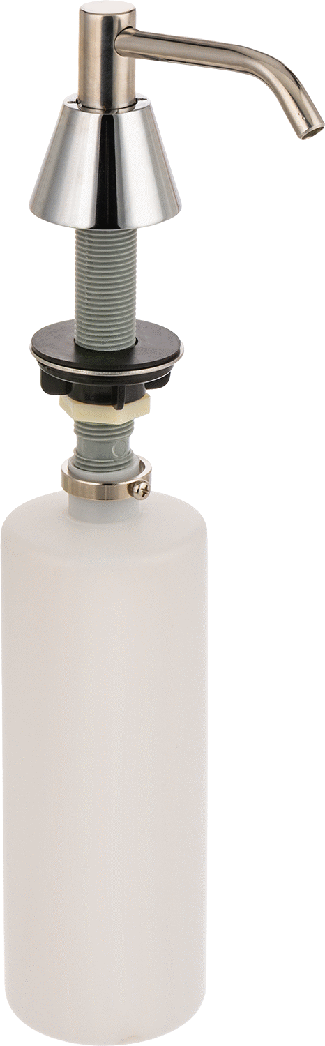 Tezgah Üstü Sabunluk, 20 FL oz Kapasite, 4" Uzunlukta Ağızlık