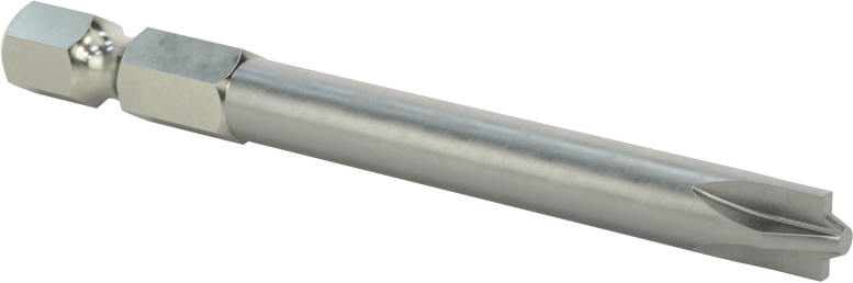 Phillips Terminal Vida Ucu, 5 ila 10 Numaralı Vida Boyutu için 1/4" Altıgen Şaft