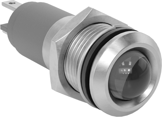 Panel Işığı, Hızlı Ayırma LED, 9/16" panel kesme çapı için, 120V AC