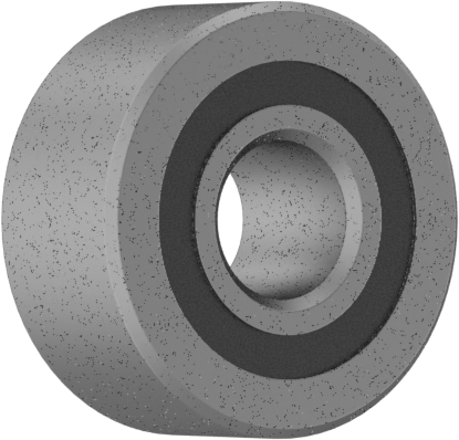 Çelik Bilyalı Rulman, Ticaret No. 1602-2RS, Sızdırmaz, 1/4" Mil Çapı için