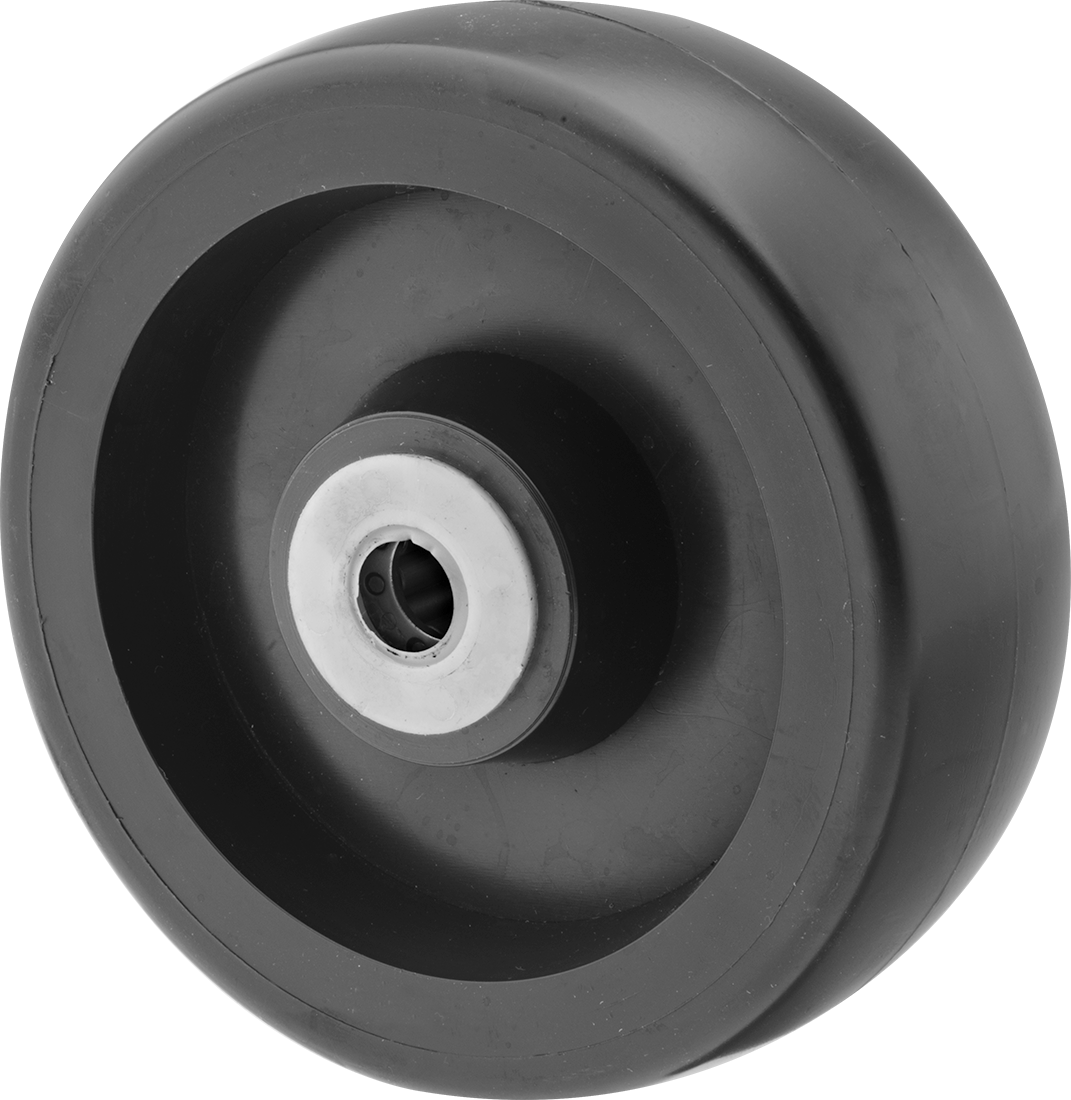 Polipropilen Tekerlek, Rulmanlı ile, 4“ Çap x 1-1/2” Genişlik, 1/2" Aks için