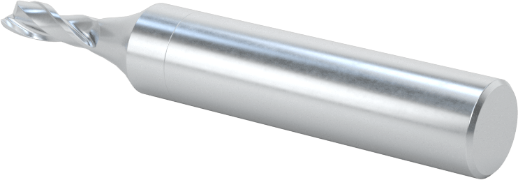 Kobalt Çelik Kare Uçlu Freze, Kaplamasız, 2 Yiv, 5/32" Freze Çapı