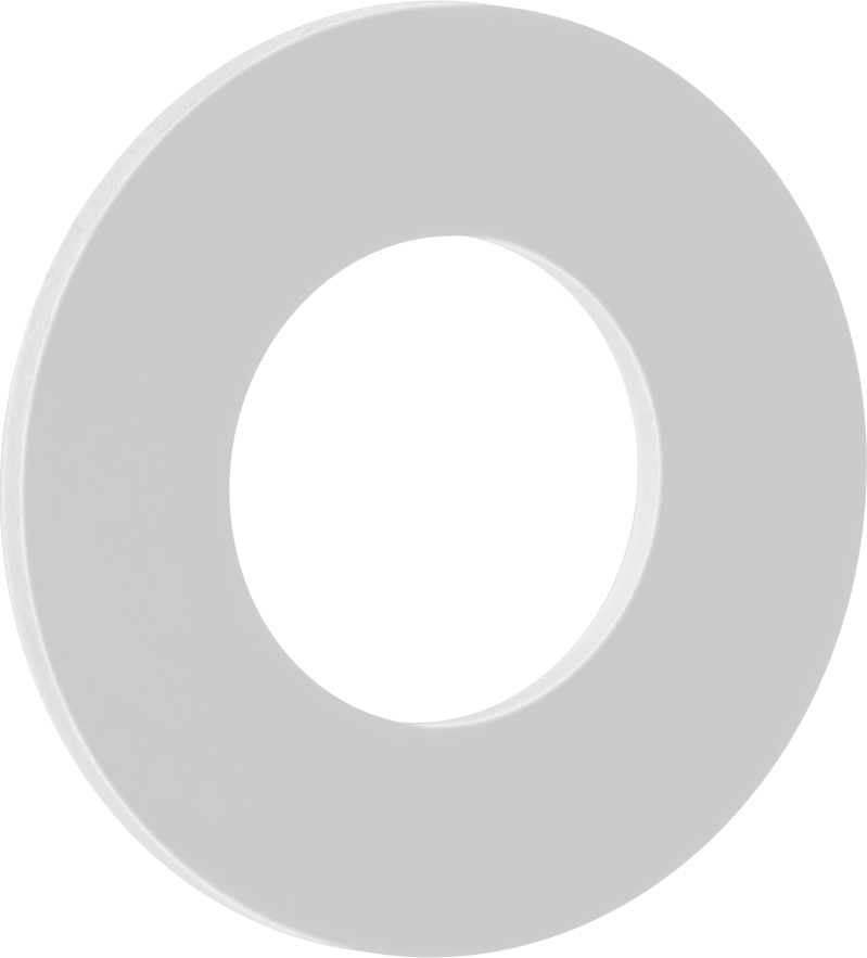 Kuru Çalışan Baskı Rulmanı, 3/8" Mil Çapı, 3/4" OD, 1/8" Kalınlık, Asetal Plastik