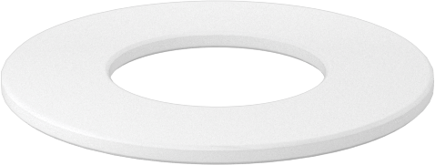 Kuru Çalışan Baskı Rulmanı, 3/8" Mil Çapı, 3/4" OD, 1/32" Kalınlık, Naylon Plastik