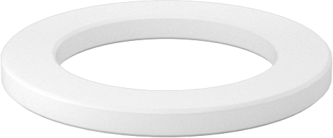 Kuru Çalışan Baskı Rulmanı, 1/2" Mil Çapı için, 3/4" OD, 1/16" Kalınlık, Naylon Plastik