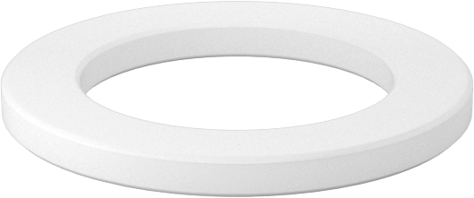Kuru Çalışan Baskı Rulmanı, 1" Mil Çapı için, 1-1/2" OD, 1/8" Kalınlık, Naylon Plastik