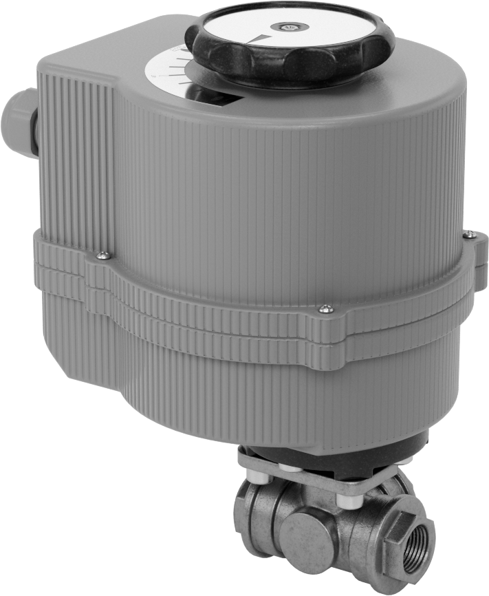Motor Tahrikli Yön Değiştirme Valfi, 120 V AC ve 240 V AC, 3/8 NPT Dişi