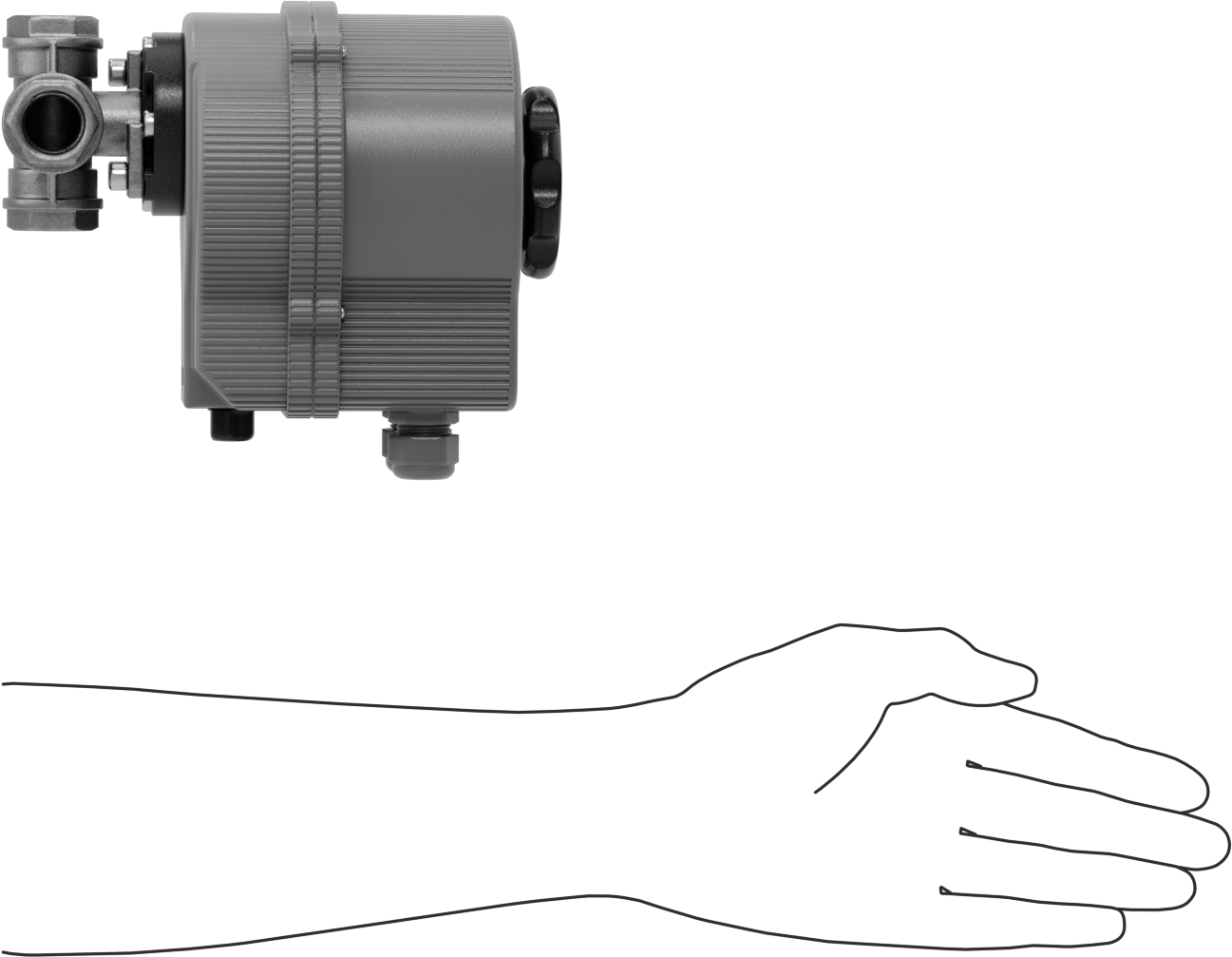 Motor Tahrikli Yön Değiştirme Valfi, 120 V AC ve 240 V AC, 1/2 NPT Dişi
