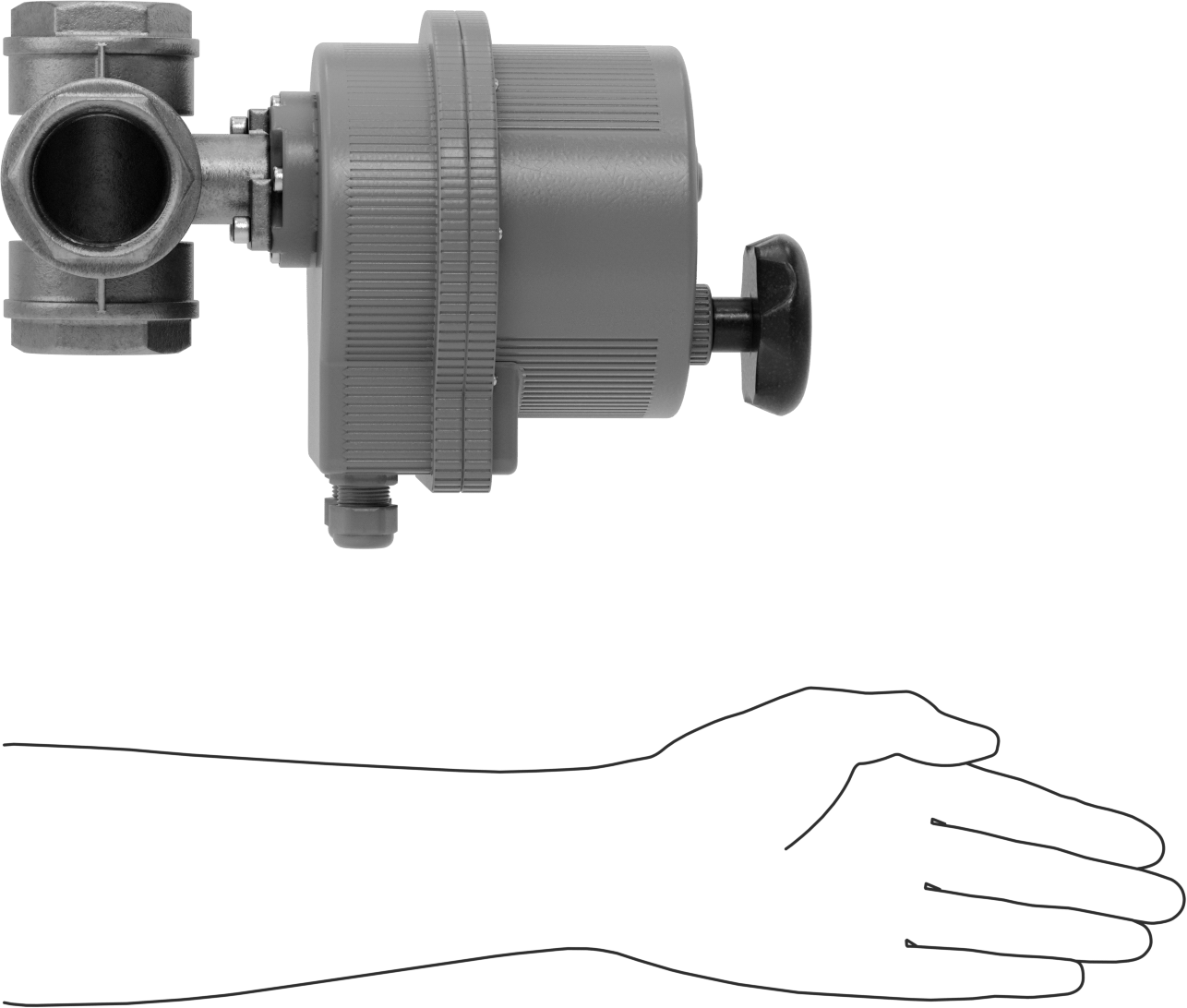 Motor Tahrikli Yön Değiştirme Valfi, 120 V AC ve 240 V AC, 1 1/2 NPT Dişi