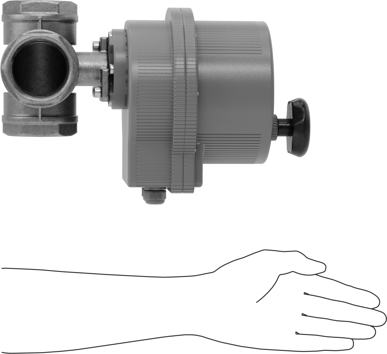Motor Tahrikli Yön Değiştirme Valfi, 120 V AC ve 240 V AC, 2 NPT Dişi