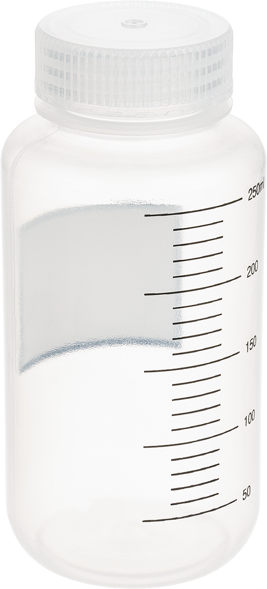 Dereceli Plastik Şişe, Polipropilen Plastik, 8 FL. oz Kapasite