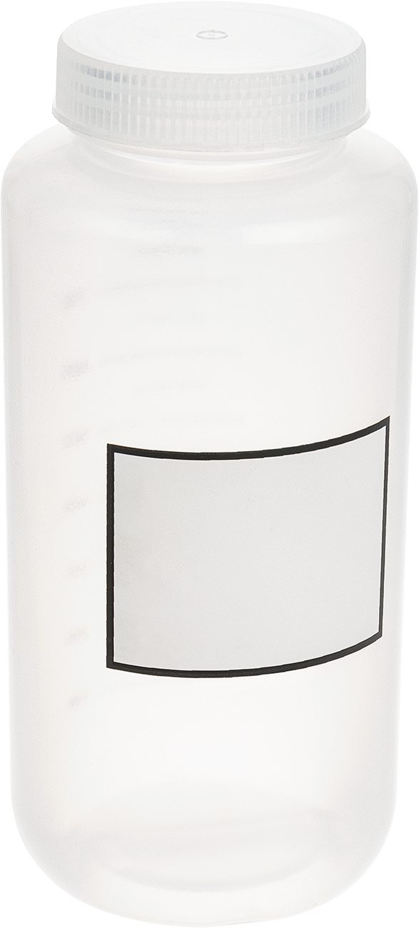 Dereceli Plastik Şişe, Polipropilen Plastik, 32 FL. oz Kapasite