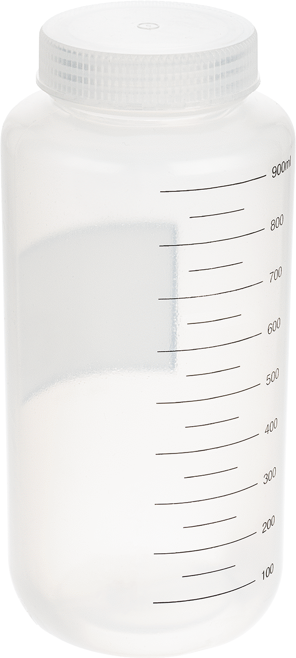 Dereceli Plastik Şişe, Polipropilen Plastik, 32 FL. oz Kapasite