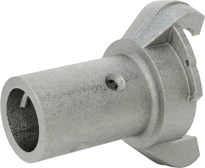 Kuru Aşındırıcı Malzeme için Hortum Bağlantısı, 1/2" Hortum İç Çapı için, Twist-Claw x Dişi Soket Bağlantısı
