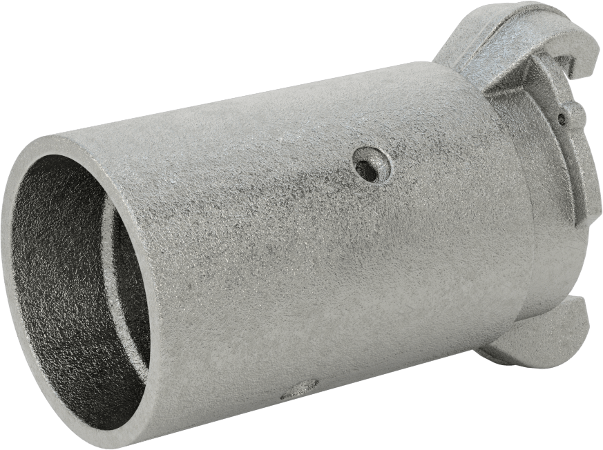 Kuru Aşındırıcı Malzeme için Hortum Bağlantısı, 1-1/4" Hortum İç Çapı için, Twist-Claw x Dişi Soket Bağlantısı