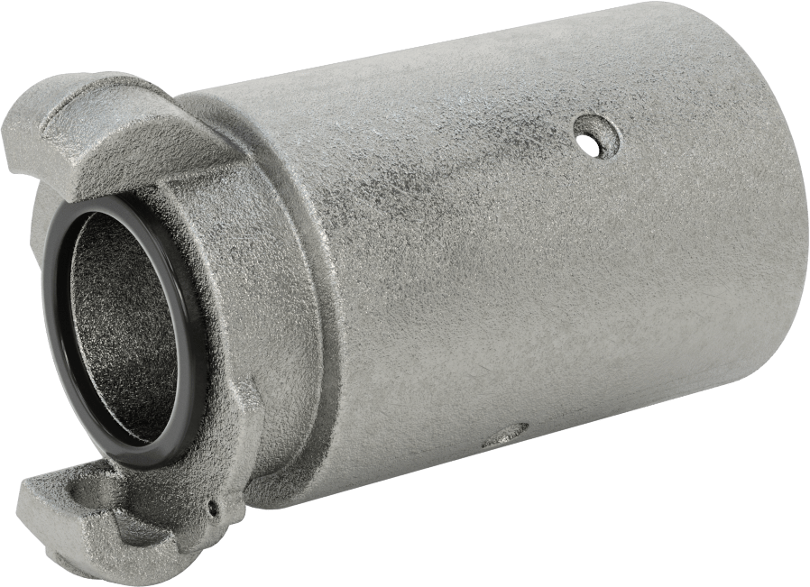 Kuru Aşındırıcı Malzeme için Hortum Bağlantısı, 1-1/2" Hortum İç Çapı için, Twist-Claw x Dişi Soket Bağlantısı