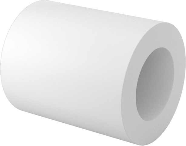 Cam Dolgulu PTFE Kuru Çalışan Kovanlı Rulman, 3/16“ Mil Çapı ve 5/16” Muhafaza İç Çapı için, 3/8" Uzunluk