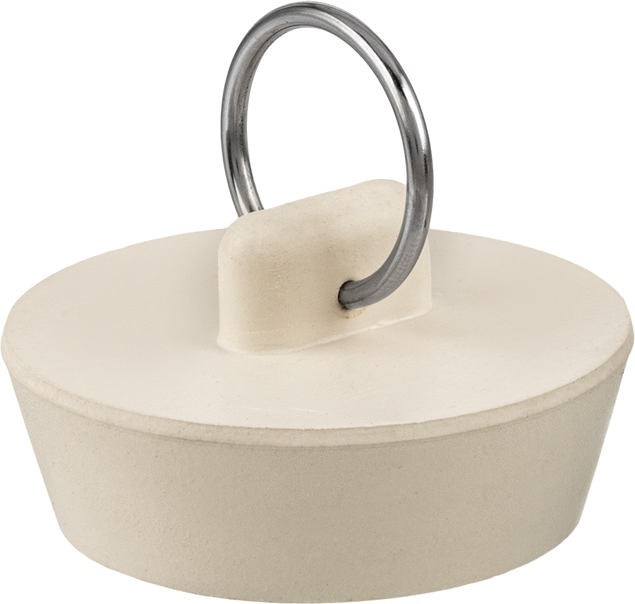 Kauçuk Tıpa, 1-3/8“ ila 1-1/2” İç Çaplı Lavabo Tahliyeleri için