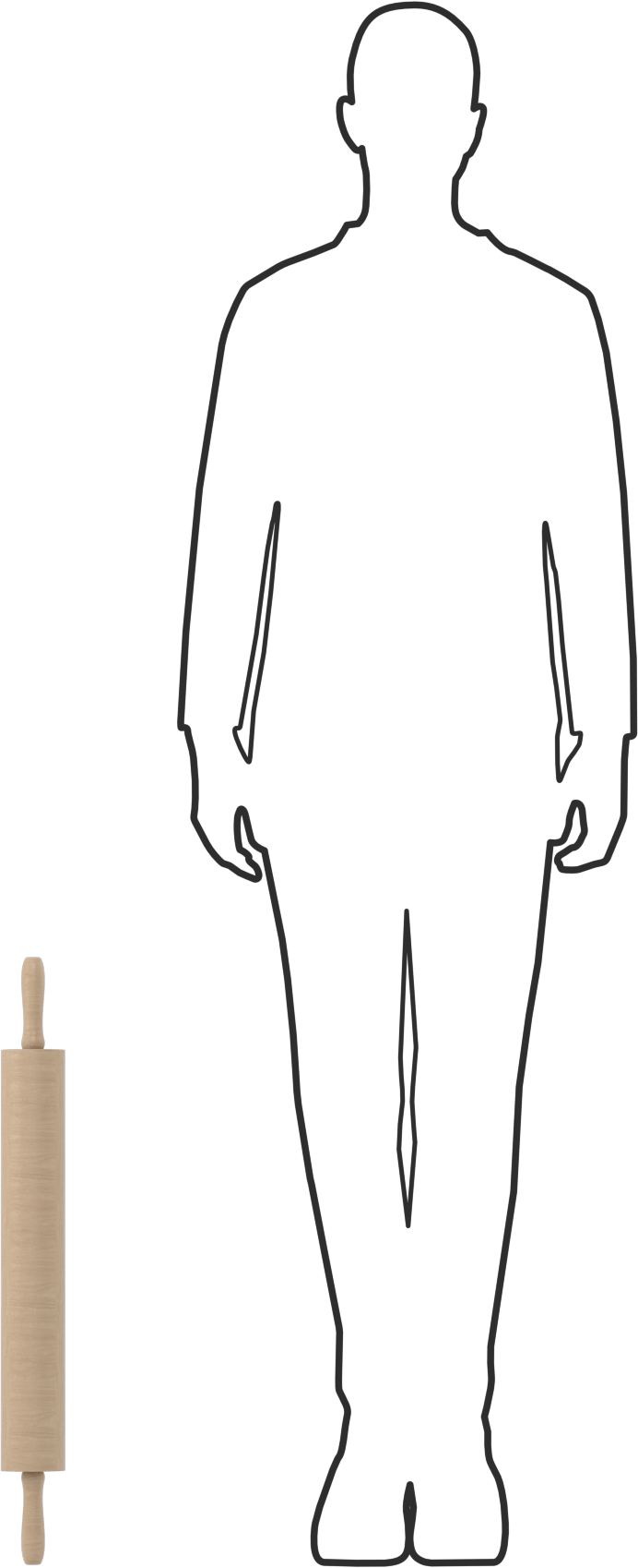 Oklava, 26" Uzunluk