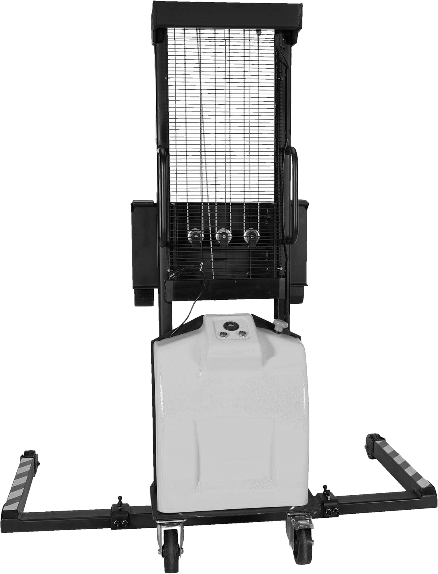 Çatallı Pille Çalışan Forklift, Genişliği Ayarlanabilir Çatal Taban, 700 lbs. Toplam Kapasite
