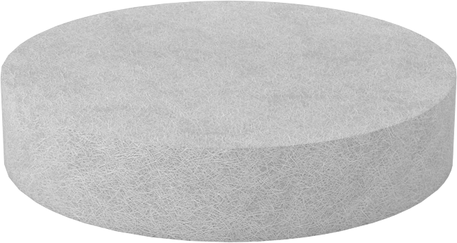 Yapışkan Sırtlı Koruyucu Ayaklar, 1-1/4“ Çap x 1/4” Yükseklikte Keçe Tabanlı