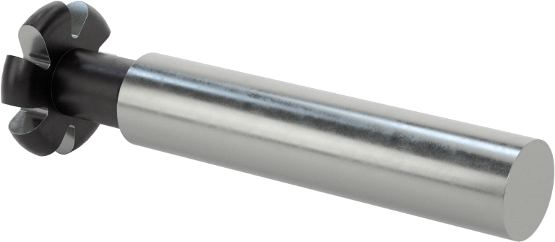 Yüksek Hızlı Çelik Dışbükey Yarıçaplı Uçlu Freze, 3/32" Kesme Yarıçapı