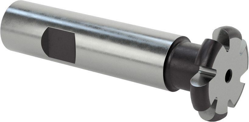 Yüksek Hızlı Çelik Dışbükey Yarıçaplı Uçlu Freze, 1/8" Kesme Yarıçapı