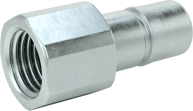 Hava için Halka Kilitli Hızlı Bağlantı Kesme Hortum Bağlantısı, Plug, 3/8 Kaplin Boyutu, 1/4 NPT Dişi