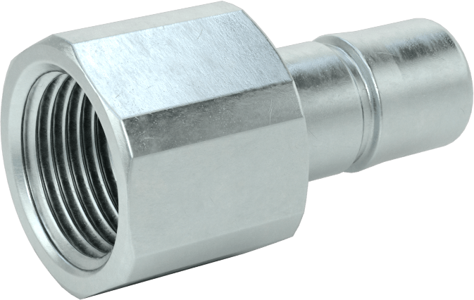 Hava için Halka Kilitli Hızlı Bağlantı Kesme Hortum Bağlantısı, Plug, 3/8 Kaplin Boyutu, 3/8 NPT Dişi