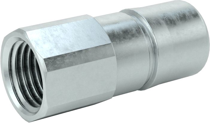 Hava için Halka Kilitli Hızlı Bağlantı Kesme Hortum Bağlantısı, Plug, 1/2 Kaplin Boyutu, 1/4 NPT Dişi