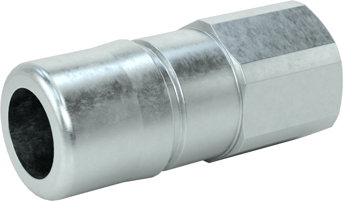 Hava için Halka Kilitli Hızlı Bağlantı Kesme Hortum Bağlantısı, Plug, 1/2 Kaplin Boyutu, 1/4 NPT Dişi
