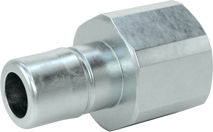 Hava için Halka Kilitli Hızlı Bağlantı Kesme Hortum Bağlantısı, Plug, 1/2 Kaplin Boyutu, 1/2 NPT Dişi