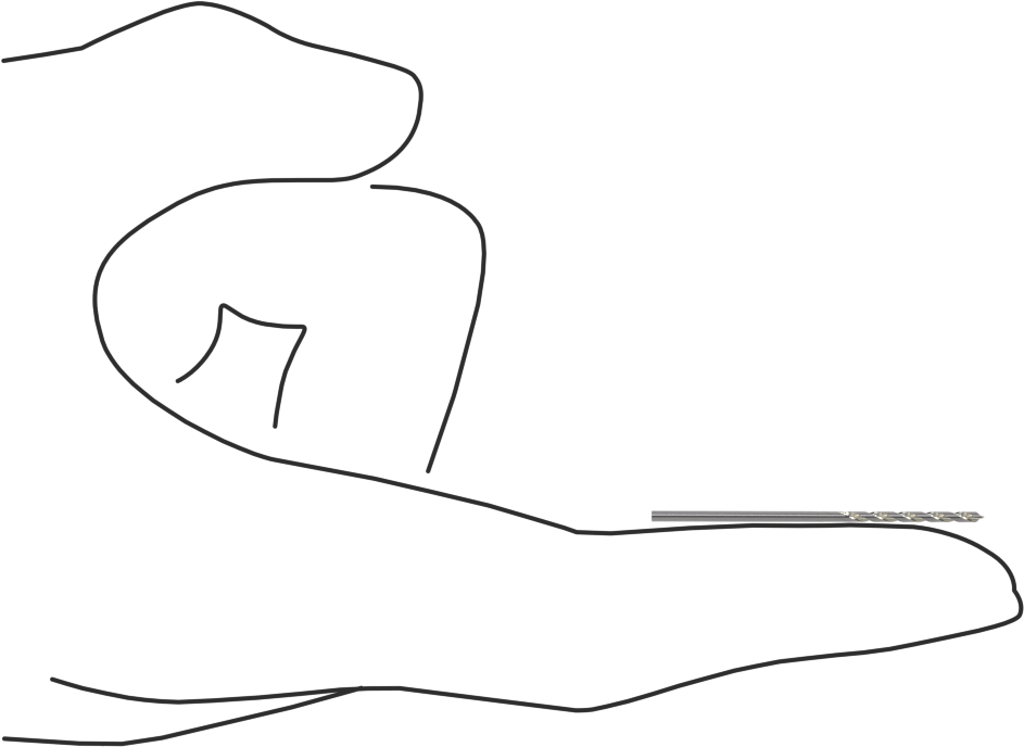 Karbon Fiber için Kaplamasız Karbür Matkap Ucu, Fiberglas ve Grafit, 3/64" Boyut