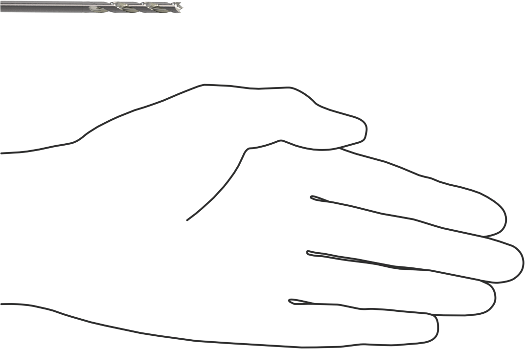 Karbon Fiber için Kaplamasız Karbür Matkap Ucu, Fiberglas ve Grafit, 5/32" Boyut